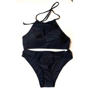 NWT women’s two piece black swimsuit - Medium